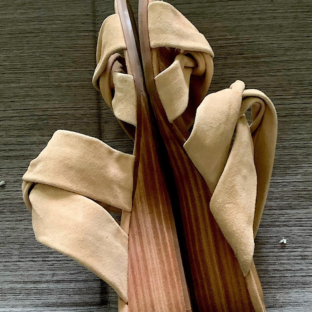 Never worn Suede Luck Brand Sandals